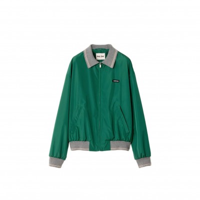 MIU MIU TECHNICAL POPLIN BOMBER JACKET ML1420